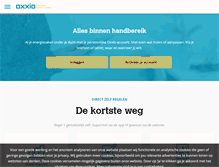 Tablet Screenshot of mijn.oxxio.nl